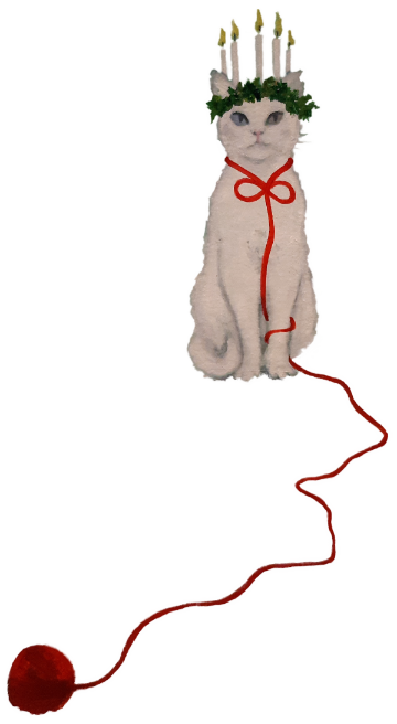 illustration lucia katze transparenter Hintergrund