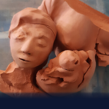 skulptur mutter entstehungsprozess zerbrochen